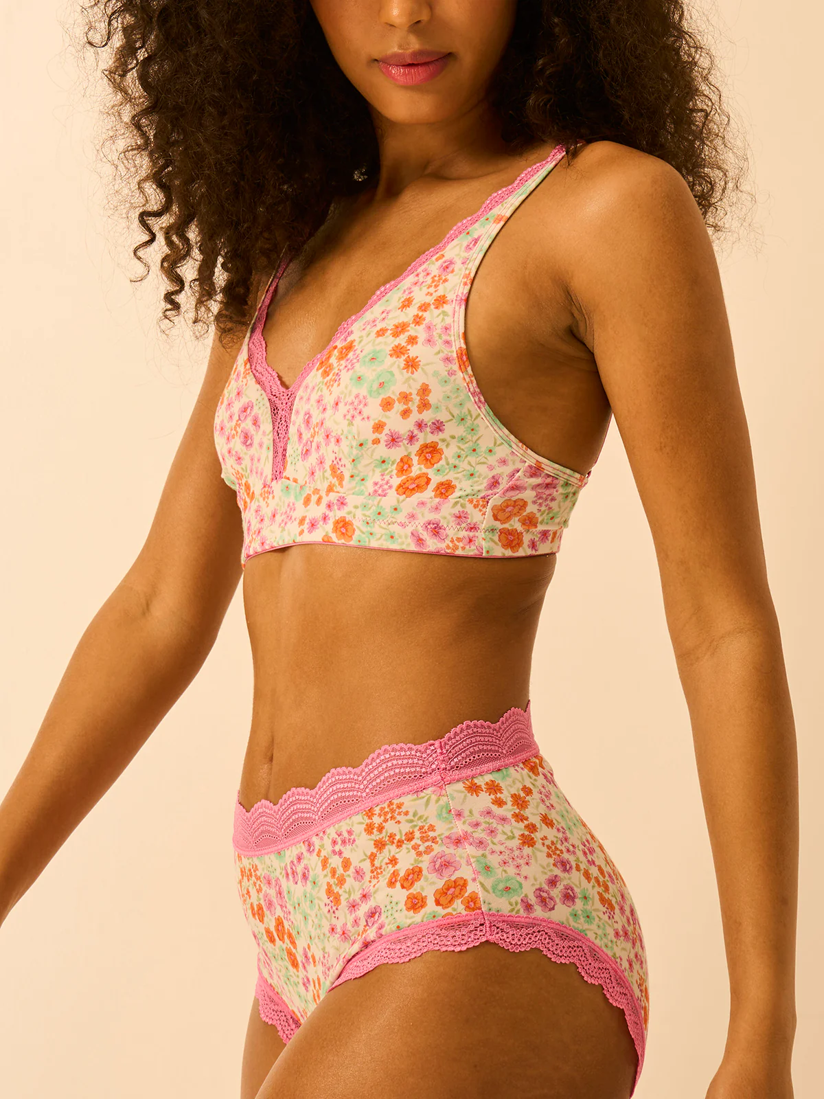 High Rise Knicker Four Pack - Sweet Posy - Image 4