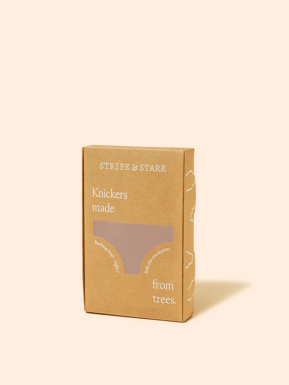 Mid Rise High Leg Knicker - Latte - Image 5