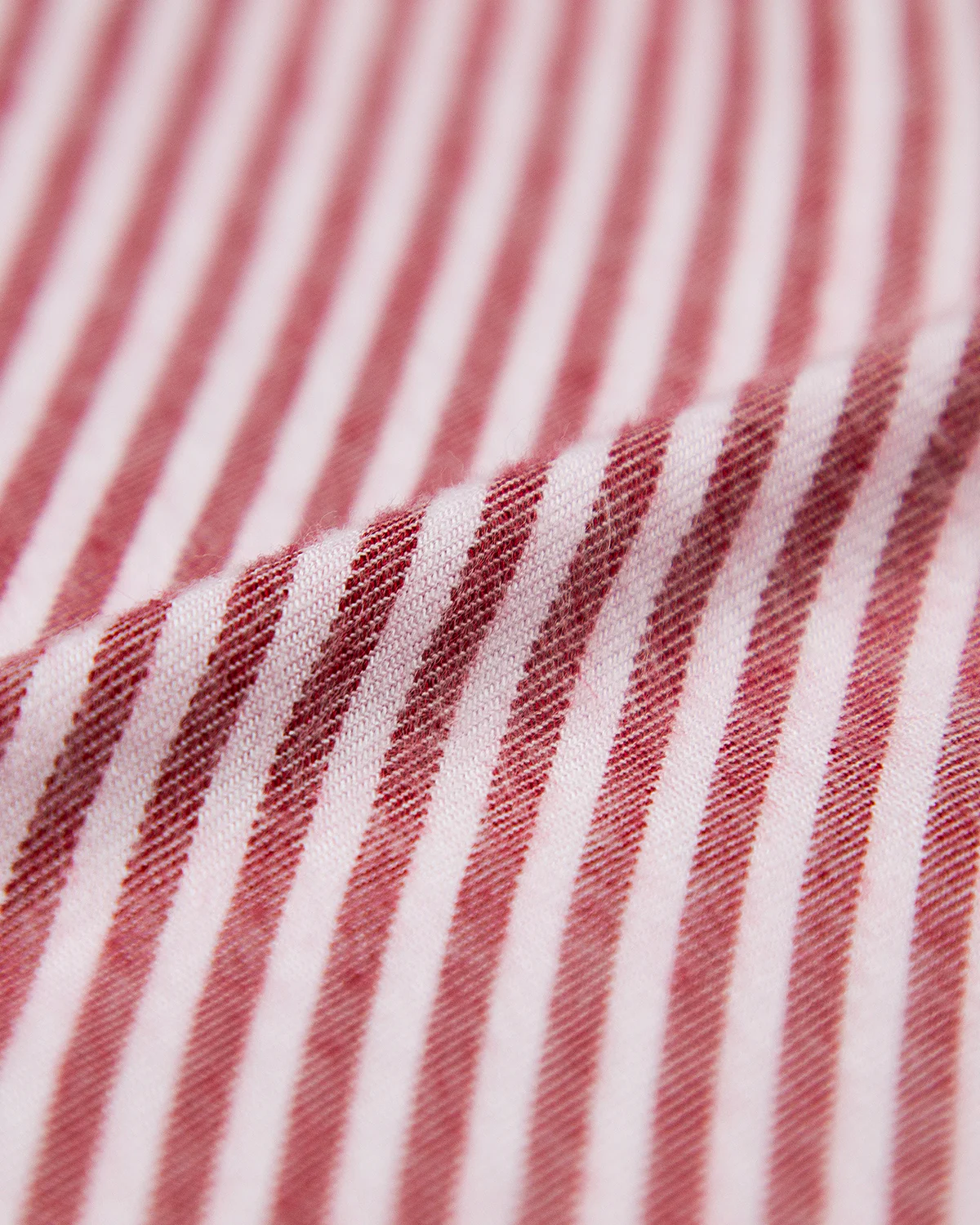 Soft Brushed Woven Pyjama Shorts - Red Stripe - Image 8